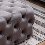 Extra Large Square Coffee Table Chesterfield Upholstered Footstool Pouffe Foot Stool Seat 70x70cm