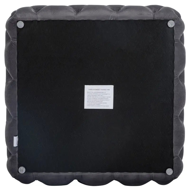 Extra Large Square Coffee Table Chesterfield Upholstered Footstool Pouffe Foot Stool Seat 70x70cm