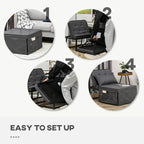 4-in-1 Convertible Sleeper Chair